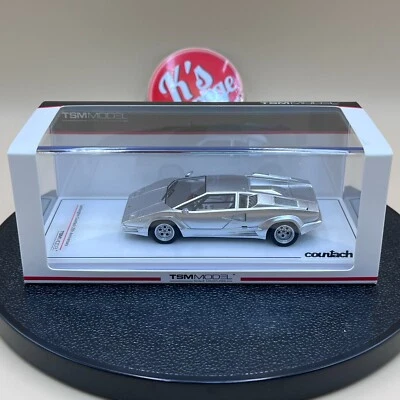 TSM 1/43 Lamborghini Countach 25th Anniversary Grigio silver grey TSM430659 - Image 1 of 4