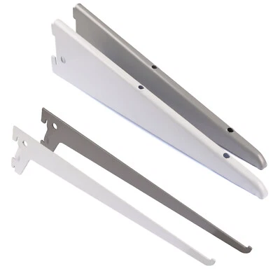  Regalträger 4 Stück Regalsystem für Wandschiene Regalwinkel Regalboden Regal - Bild 1 von 4