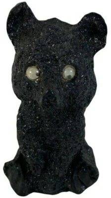 Винтажная фигурка черного сидящего медведя настольная статуэтка животного новинка домашний декор - Изображение 1 из 2
