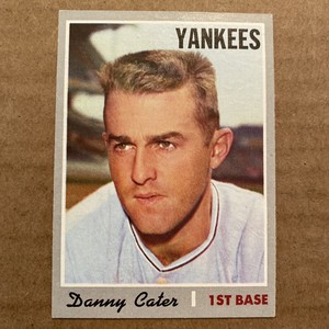 1970 Topps Danny Cater NM+ B1633