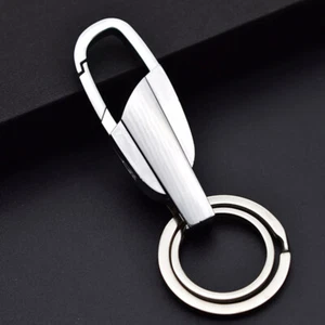 1Pc Stainless Steel Keychain Fashion High-grade Keyring Personalized Car Buckle - Picture 1 of 8