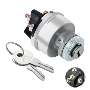 Ignition Key Switch for Car, Forklift, Truck, Tractor, Trailer - Universal 4-Pos - Picture 1 of 6