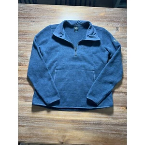 Kuhl 1/4 Cuarto Cremallera Para Hombres M ThermoKore Suéter Chaqueta Azul Pullover Cuello Simulado - Imagen 1 de 7
