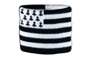 Schweißband Fahne Flagge Frankreich Bretagne 7x8cm Armband für Sport 2er Set - Bild 1 von 1