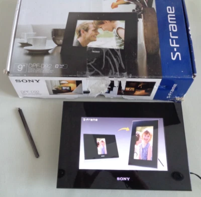 Sony S-Frame DPF-D92 9" Digital Photo Frame Power Lead AU Plug Tested Working - Image 1 of 4