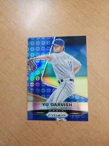 2015 Panini Prizm Blue Baseball Prizm #152 Yu Darvish-Texas Rangers-MINT