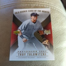 2007 Upper Deck MLB Rookie Card of the Month #ROM-7 Troy Tulowitzki Rookie