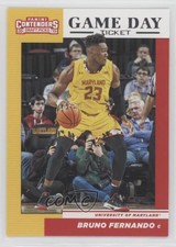 2019 Panini Contenders Draft Picks Game Day Tickets Bruno Fernando #28 Rookie RC