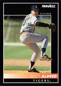 Scott Aldred #354 1992 Pinnacle Detroit Tigers Baseball - Picture 1 of 2