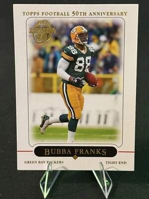 Bubba Franks 2005 Topps 50th Gold Foil #96 Packers Legends  - Image 1 of 2