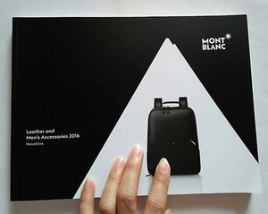 Booklet*Montblanc Leather and Men's Accessories 2016 Novelties No.4059111 - Picture 1 of 9