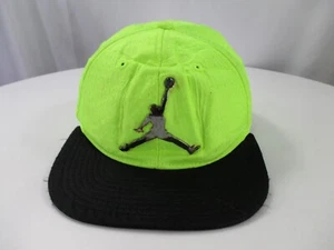 Nike Air Jordan Jumpman Hat Cap Snapback Green Black Youth 23 All Over Print Boy - Picture 1 of 15