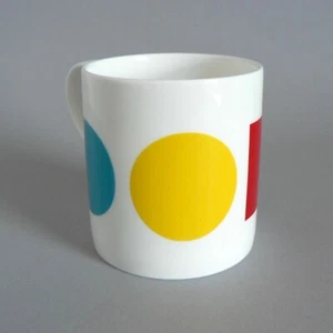 DAMIEN HIRST DESIGNED MUG DOHA ABSTRACT GRAPHIC 2012 QATAR COP18 CLIMATE CHANGE - Picture 1 of 11
