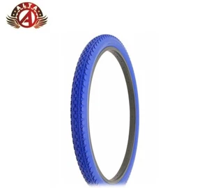 ALTA BICYCLE WIRE BEAD TIRE 26 x 2.125 BLUE HEAVY DUTY DIAMOND TREAD. - Picture 1 of 2