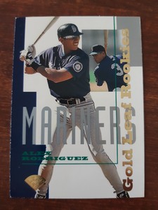 1995 Donruss Gold Leaf Rookies Alex Rodriguez 1 Of 16! Seattle Mariners