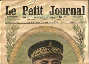 Le Petit Journal,1916,8 Pages. Amiral Dartige du Fournet.
