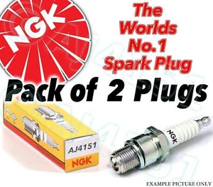 2x NEW NGK Replacement SPARK PLUGS - Part No. B6HS Stock No. 4510 2pk Sparkplugs - Picture 1 of 1