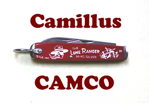 Vintage Camillus CAMCO Lone Ranger Hi Yo Silver Pocket Knife New from 1955 - Picture 1 of 10