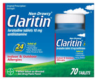 Claritin Allergy Medicine 10mg Tablets 70 Count EXP 10/2024 **FREE SHIPPING**