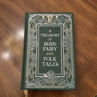 A TREASURY of IRISH FAIRY and FOLK TALES, Leather Bound, Barnes & Noble Classic - Image 1 of 4