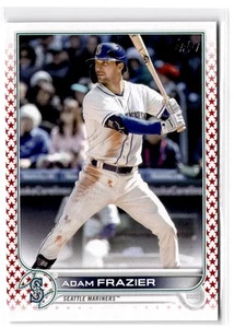 2022 Topps Update Adam Frazier #US60 Independence Day #/76 Seattle Mariners - Picture 1 of 2