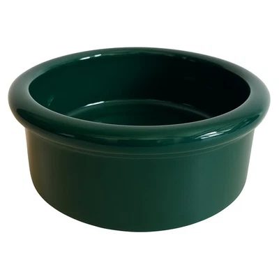 KERAZO Hunde Futterschale Futternapf 3 Liter grün 25x11 cm aus schwerer Keramik - Bild 1 von 3