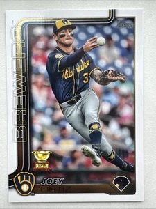 ⭐🦄 2025 Topps Series 1 - Joey Ortiz #165 - Picture 1 of 1