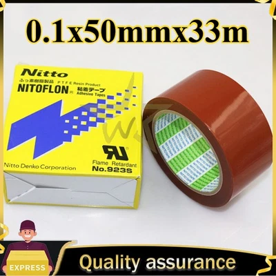 NITOFLON NITTO 923S 0,1x50mmx33m PTFE Fluoroplástico Alta Resistencia Cinta Adhesiva Foto 1 de 3
