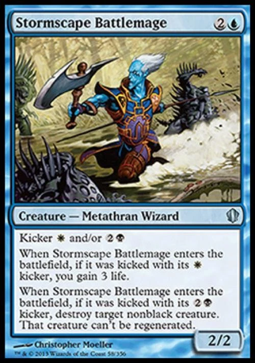 Stormscape Battlemage - Medium Play MTG Commander 2013 Edition - Image 1 of 1
