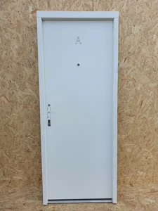 Massivholz Schwerlast Haustür weiß - Zarge 2020 mm x 815 mm - kostenlose Lieferung - Bild 1 von 7