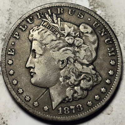 1878-CC $1 Morgan Silver Dollar. Attractive Circulated Details, Scratch - Image 1 of 2