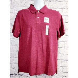 Polo Sonoma Borgoña Supersuave Piqué Medio Ligero Nuevo Con Etiquetas Suave - Imagen 1 de 5
