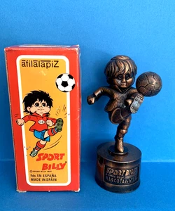 PLAYME SPORT BILLY REF 826 PENCIL SHARPENER SOLID METAL  SACAPUNTAS VINTAGE NEW - Imagen 1 de 17