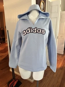 ADIDAS HELLBLAUER HOODIE DAMEN GRÖSSE SMALL - Bild 1 von 3