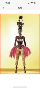 TANO Barbie Doll in SHIPPER Treasures of Africa Byron Lars African American AA - Picture 1 of 9