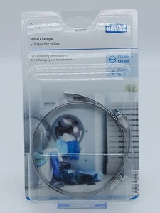  Schlauchschelle für Abluftschlauch 110-130 mm 2 Stück Rostfreier Stahl H3 - Bild 1 von 6