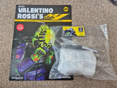 1/4 DEAGOSTINI COSTRUISCI LA MOTO YAMAHA YZR-M1 VALENTINO ROSSI PARTE NUMERO 22 - Immagine 1 di 3