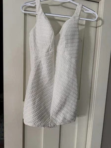 Traje de baño blanco vintage años 50 original Rose Marie Reid of California -XL - Imagen 1 de 7