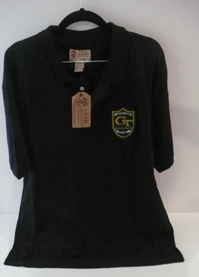 Georgia Tech Yellow Jackets IZOD Golf Polo Shirt - Dark Blue Men's L - NWT - Image 1 of 4