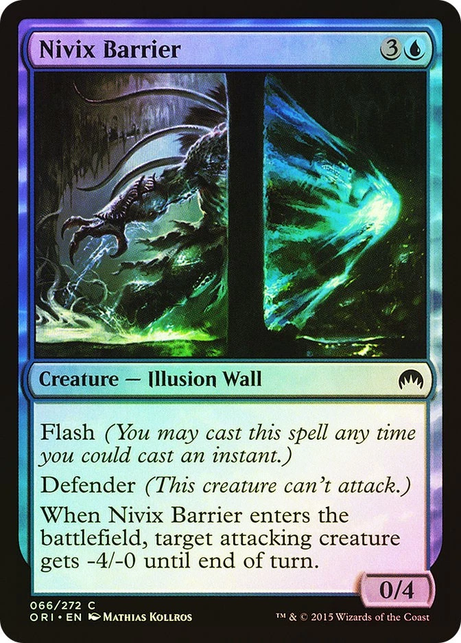 MTG FOIL Nivix Barrier  - Magic Origins #066 - Image 1 of 1