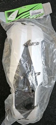 NEW UFO PLASTICS KTM 65SX WHITE FRONT MUDGUARD 2009-2011 MODELS KT04007-047 - Image 1 of 2