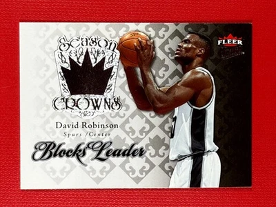 2007-08 Fleer Ultra Season Crowns David Robinson #SC-11 Memorabilia (MEM) - Image 1 of 2