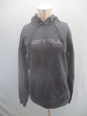 Толстовка с капюшоном женская Castelli размер M черная с длинным рукавом уличная карман на шнурке 627 - Изображение 1 из 4