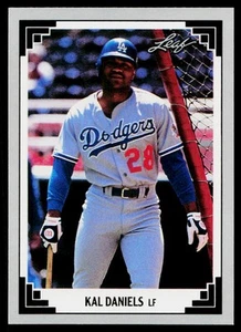 1991 Leaf Kal Daniels #112 Los Angeles Dodgers - Picture 1 of 2