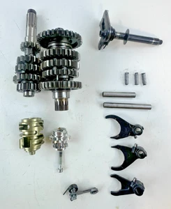 KTM 250 SXF 2015 kit de transmisión de stock con horquillas de tambor de eje de cambio OEM - Imagen 1 de 15