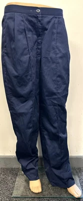 British Military Issue Tri-Services Navy Blue Woman's Nurses Slacks Trousers - Image 1 of 4