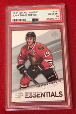 JONATHAN TOEWS 2011-12 Upper Deck SP Authentic Essentials #157 PSA 10 Gem Mint