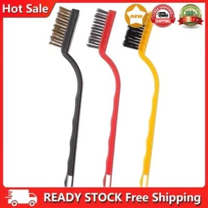 3Pcs Wire Brush Set Anti-Slip 7 Inches Deep Cleaning Household Cleaning Supplies - Picture 1 of 6