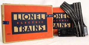 Lionel Pair of 022 Switch Tracks - O Scale LH & RH (B-5) - Picture 1 of 10
