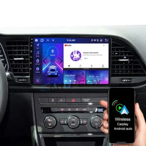 Radio de coche 6+128 GB 8 núcleos Android 13 CarPlay GPS NAVI WIFI para Seat LEON 3 5F1 5F5 - Imagen 1 de 20